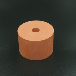 Màu đỏ chống lão hóa Đệm cao su tự nhiên / cột cao su cho các công cụ kiểm tra xe